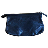 Zadig & Voltaire black leather clutch bag