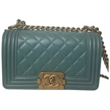 Chanel boy  leather handbag