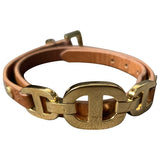 Michael Kors brown leather bracelets