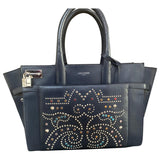Zadig & Voltaire candide blue leather handbag