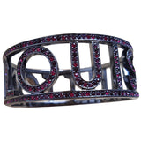 Louis Vuitton multicolour metal bracelets