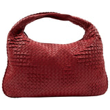 Bottega Veneta veneta red leather handbag
