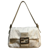 Fendi baguette  cloth handbag