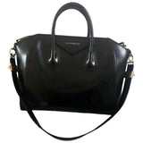 Givenchy antigona black leather handbag