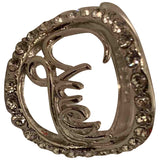 Guess silver steel rings