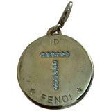 Fendi the fendista  silver pendants