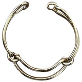 Balenciaga gold metal necklaces