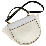 Wandler hortensia white leather handbag