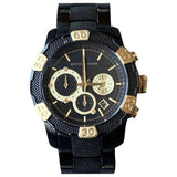 Michael Kors black steel watch