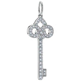 Tiffany & Co clés tiffany silver platinum pendants
