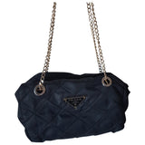 Prada black cloth handbag