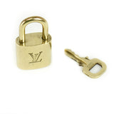 Louis Vuitton cadenas gold metal bag charms