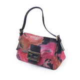 Fendi mamma baguette  multicolour cloth handbag