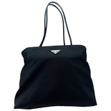 Prada black cloth handbag