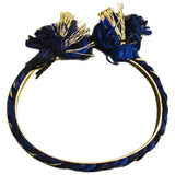 Aurelie Bidermann tressée blue silk bracelets