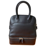 Hermès bolide black leather handbag