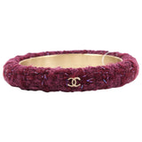 Chanel purple metal bracelets