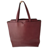 Valextra burgundy leather bag