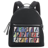 Fendi black cloth backpacks