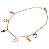 Salvatore Ferragamo gold metal necklaces