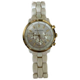 Michael Kors white steel watch