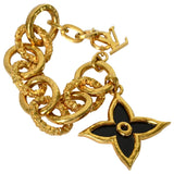 Louis Vuitton gold metal bracelets