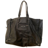 Balenciaga papier black leather handbag