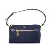 Prada tessuto  blue cloth handbag