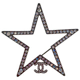Chanel silver metal pins & brooches
