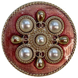 Chanel gold metal pins & brooches
