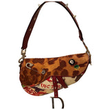 Dior saddle  cloth handbag