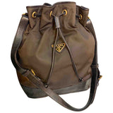 Prada  Brown Cloth Handbag