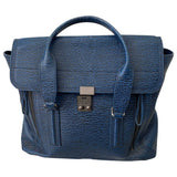 3.1 Phillip Lim pashli blue leather handbag