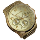 Michael Kors gold steel watch