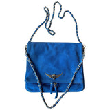 Zadig & Voltaire blue leather handbag