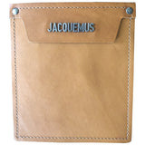 Jacquemus camel leather case