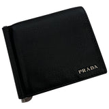 Prada black leather case