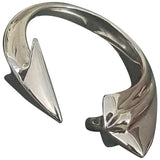 Thierry Mugler silver steel rings