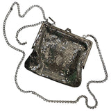 Justine Clenquet silver metal handbag