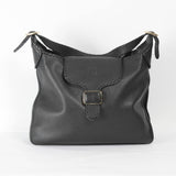 Loewe black leather handbag