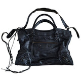 Balenciaga city black leather handbag