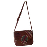 Jean Paul Gaultier brown leather handbag
