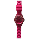 Guess pink steel watch