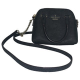 Kate Spade black leather handbag