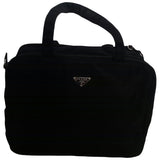 Prada re-nylon black synthetic travel bag