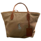 Ralph Lauren beige cloth handbag