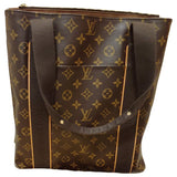 Louis Vuitton beaubourg brown cloth handbag