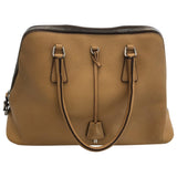 Prada promenade camel leather handbag