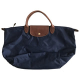 Longchamp pliage  navy cloth handbag