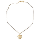 Chanel cc gold pearl necklaces